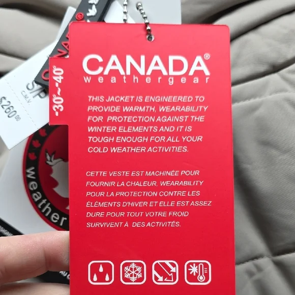 Canada Weathergeae Women's Hooded Quilted Puffer Coat - Gray - Picture 3 of 6